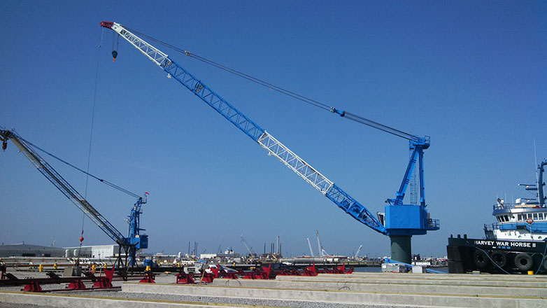 Struchtúr Laitíse Tóras Taistil Boom Crane.jpg Lattice Structure Boom Traveling Portal Crane.jpg
