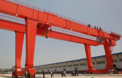 U Crane Gantry Dualgas Trom Trom 100 Ton, 300 Ton, 500 Ton Le Hook